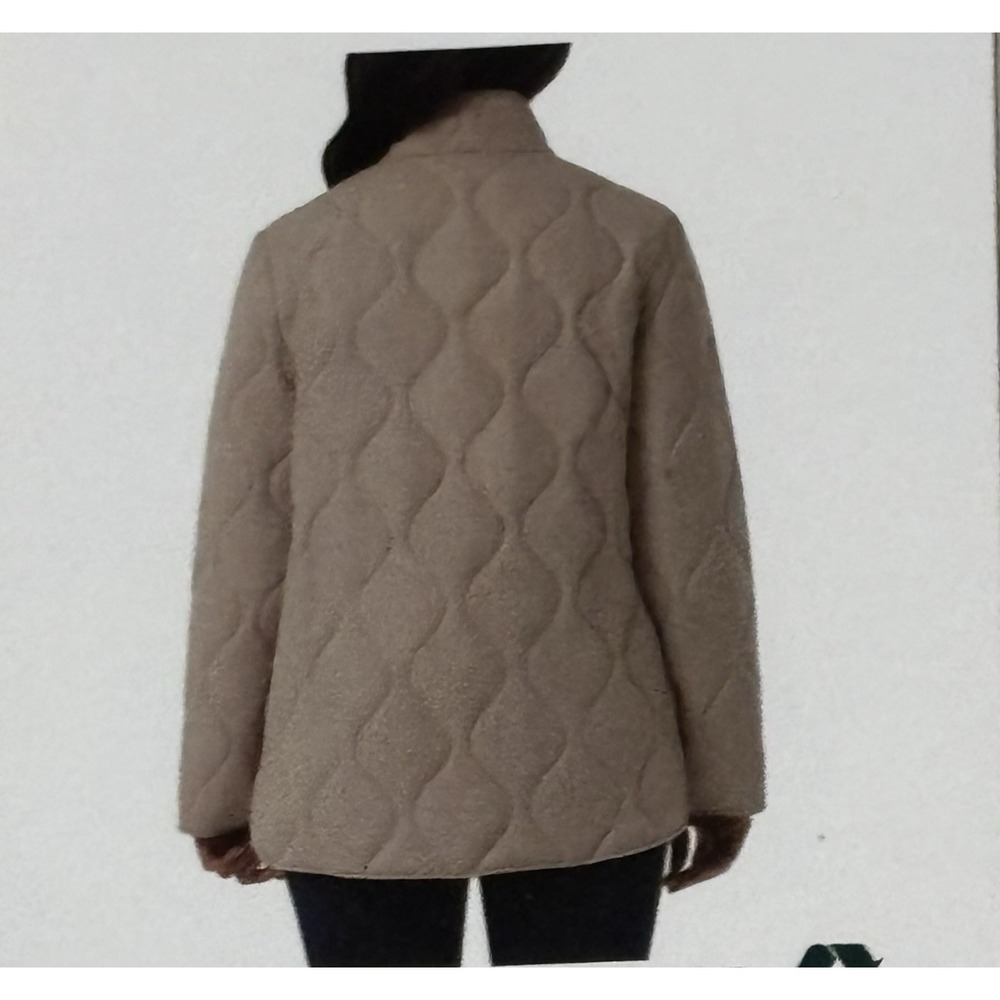 New With Tags 32 Degrees Beige Quilted Jacket Women's Size XXL Warm Comfy‎ Coat - Picture 4 of 11